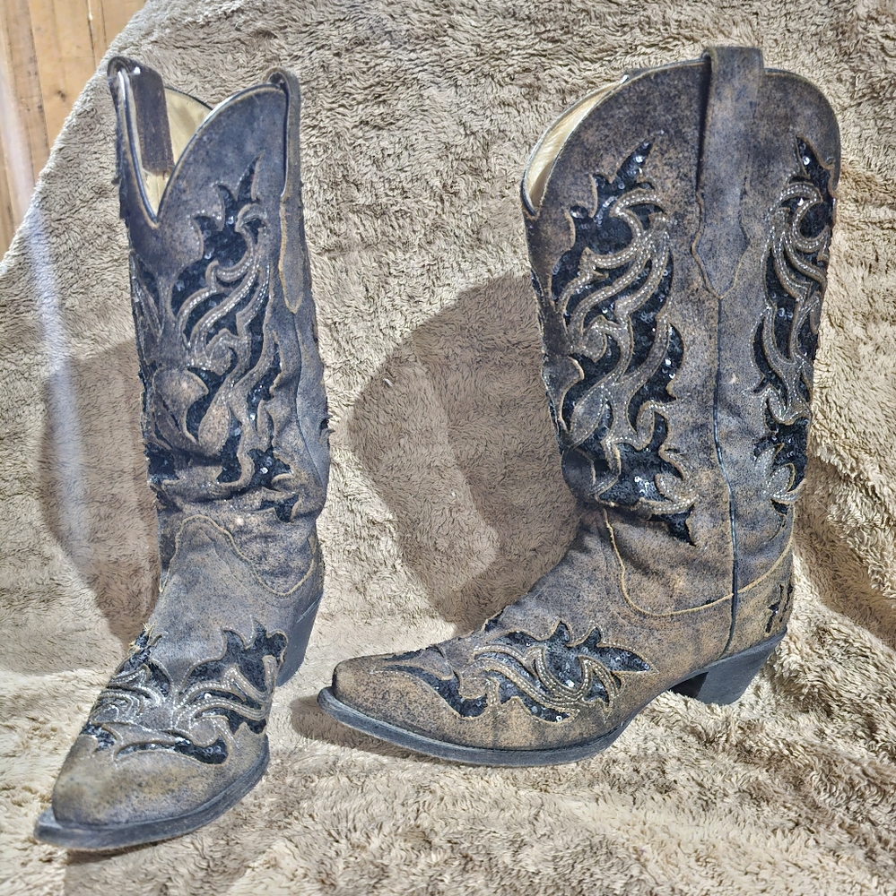 Ladies corral western boots